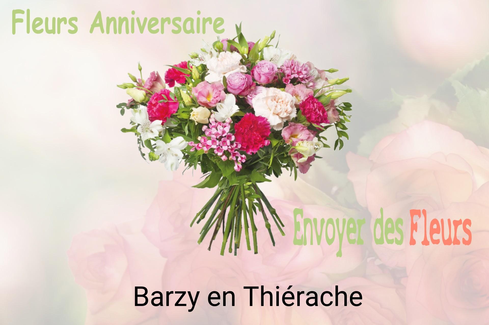 Bouquet de fleurs d’anniversaire livré à Barzy-en-Thiérache